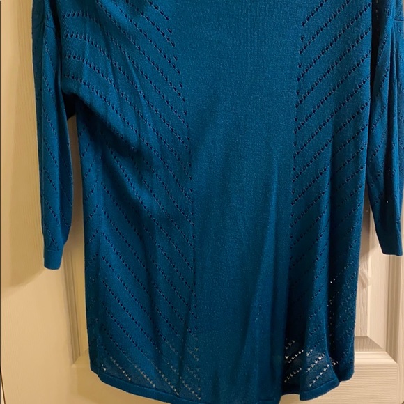 Deep teal colour sweater - Picture 3 of 3